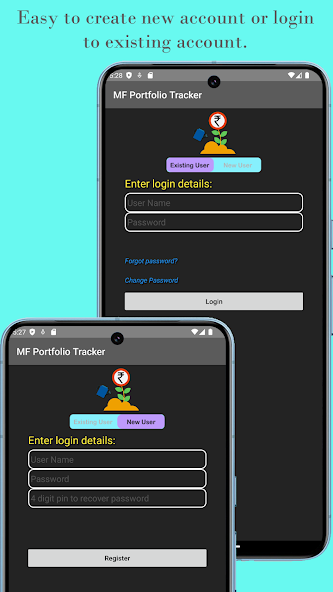 Track My Fund Portfolio India UI shots 8