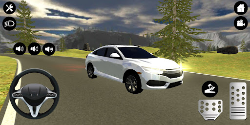 Android application Civic Driving Simulator screenshort