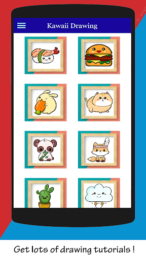 Android application How to Draw Kawaii Easy screenshort