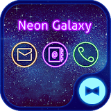 Stylish Wallpaper Neon Galaxy Theme icon