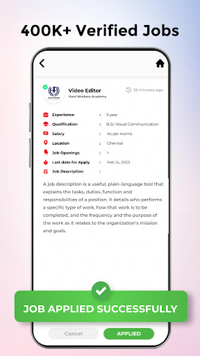 JobsLink - Job Search App Screen 2