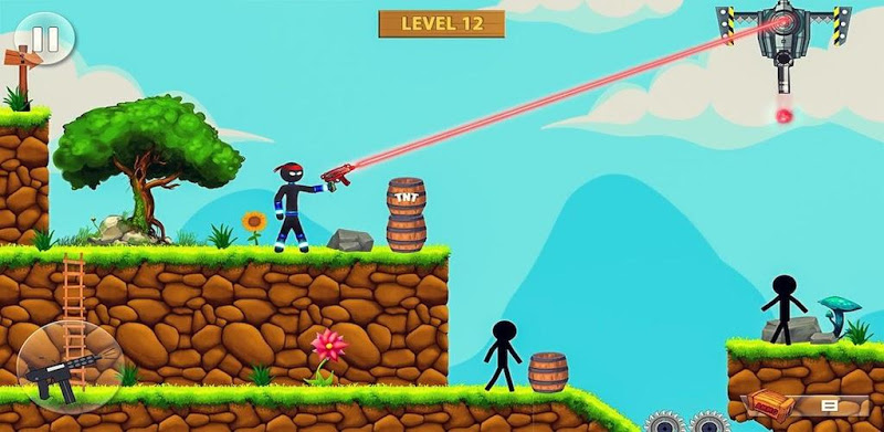 Stick Man: Shooting Game