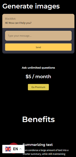 BlackBot Screen 3