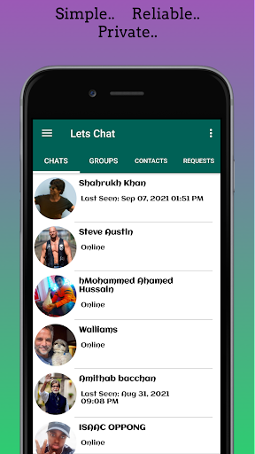 Lets Chat Screen 2