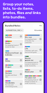 Bundled Notes  Notes, Lists, To-do, Reminders v2.0 [0022] Pro APK Mod Extra