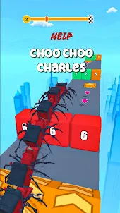 Spider Run:Choo Merge Monsters