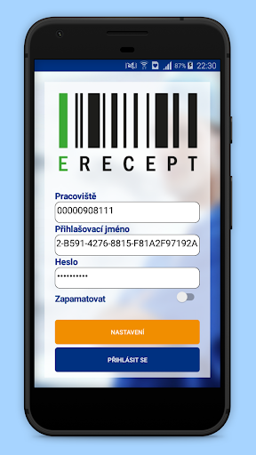 Android application eRecept Lékárník screenshort