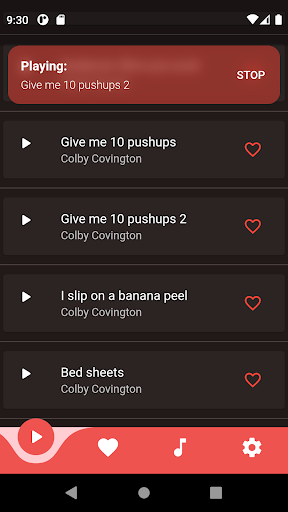 Android application UFC Soundboard screenshort