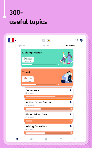 Screenshot of Learn French - 11,000 Words