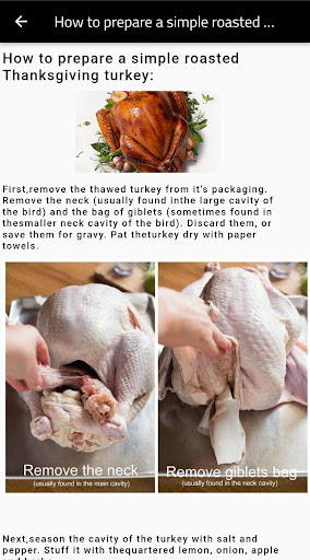 Thanksgiving turkey recipe Screen 2