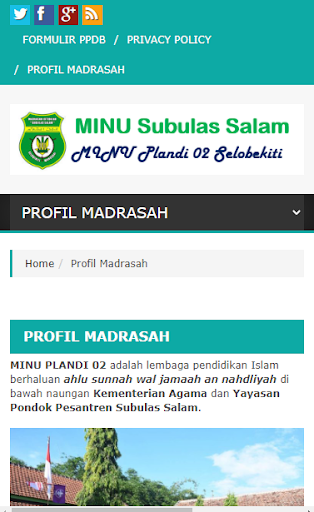 Android application MI Subulas Salam screenshort
