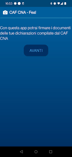 Android application CAF CNA - FEA screenshort