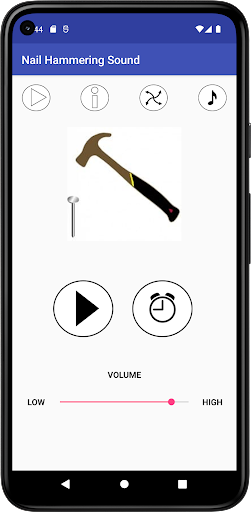 Android application Nail Hammering Sound screenshort