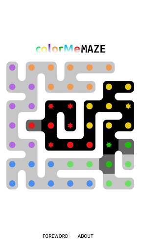 Android application Color Me MAZE screenshort