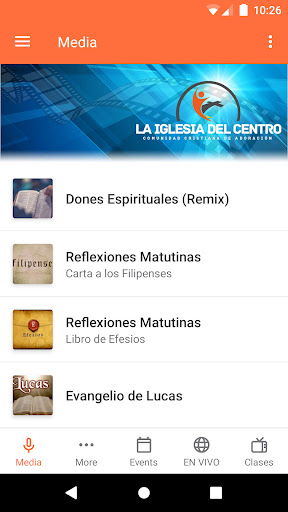 Android application Iglesia del Centro screenshort