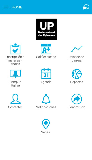 Android application MyUP screenshort