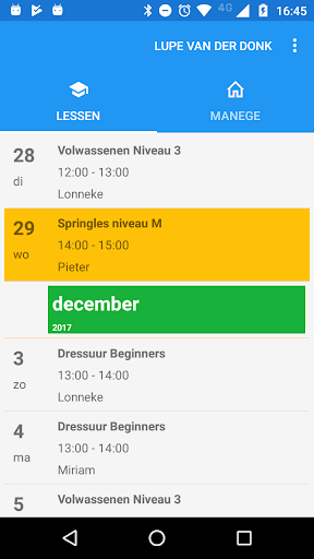 Android application De Ruiter App screenshort