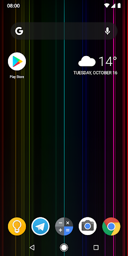Interactive Rainbow Wallpaper Screen 3