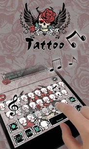 Tattoo Go Keyboard theme For PC installation