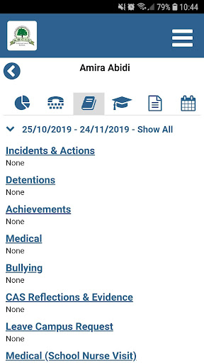 The ABCIS Engage App Screen 2