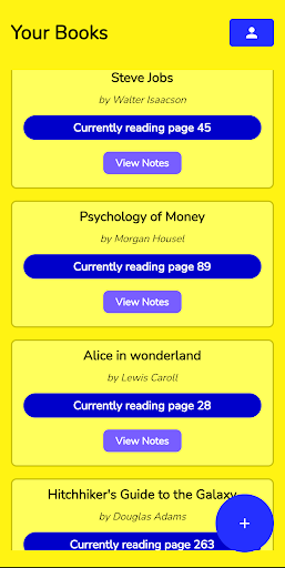 Android application Bookmarks IO screenshort