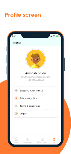 Dhobi Bin Delivery Pilot Screen 3