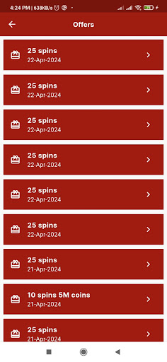 Coin Master Spin Links & Quiz Screen 2