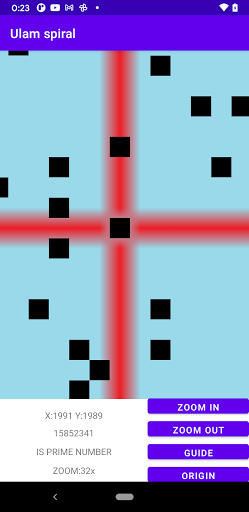 Ulam spiral Screen 2