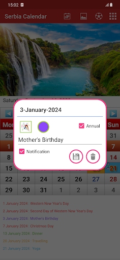 Serbia Calendar 2024 Screen 2