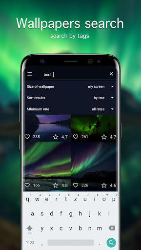 Screenshot of Aurora Borealis Wallpapers
