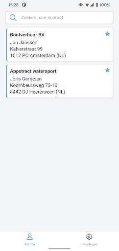 Android application JeFo screenshort