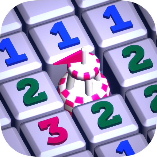 Minesweeper Retro Strategy Logo