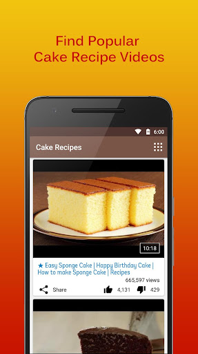 Cake Recipes Videos Screenshot 3 - AppWisp.com