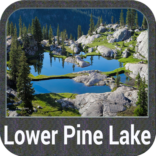 Lower Pine Lake IOWA GPS Map logo