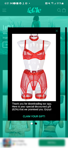 LeCLE Lingerie Screen 2