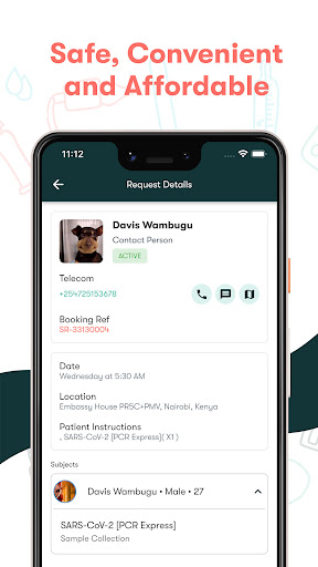 Android application Tibu - Practitioner screenshort