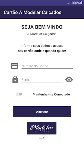 Android application Cartão A Modelar Calçados screenshort