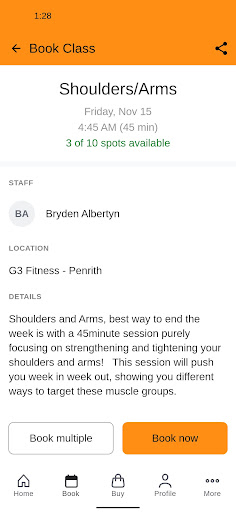 G3 Fitness Centre Screenshot 3 - AppWisp.com