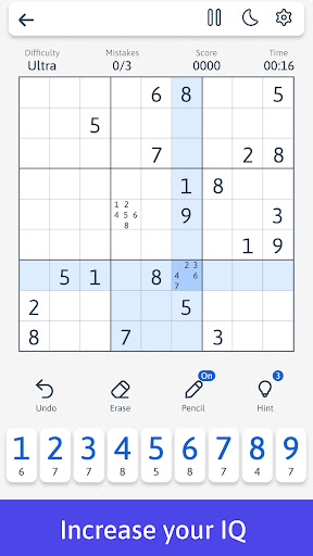 Classic Sudoku - Number Search Screen 2