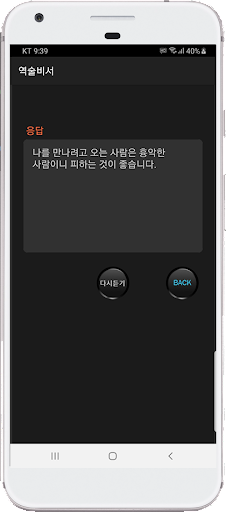 역술비서 Screen 3