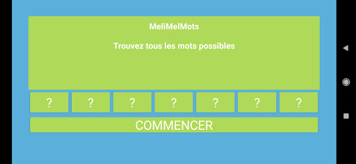 Android application MeliMelMots screenshort