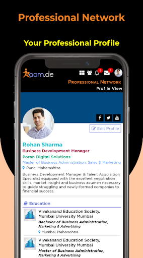Android application Kaam De: Job Search, Find Work screenshort