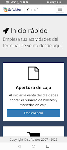 SOFTDATOS, Punto de venta Screen 3