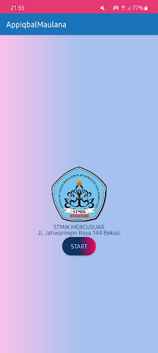 Android application Iqbal M - STMIK Mercusuar screenshort