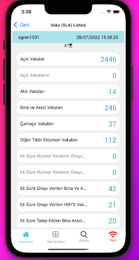 WinMobile (BESK) Screen 2