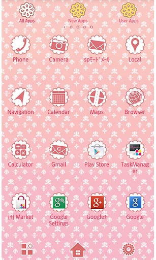 Cute Wallpaper Pink and Daisy Screen 2