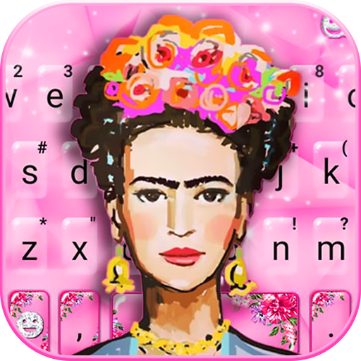 Pinky Frida Keyboard Theme logo