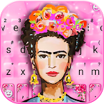 Cover Image of Download Pinky Frida Keyboard Theme  APK