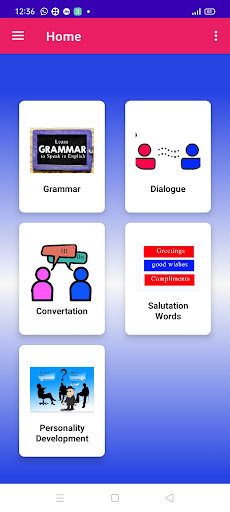 Android application English Grammar siit 2024 screenshort