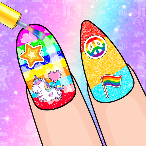 Kids Nail Art Salon-Girls Game logo